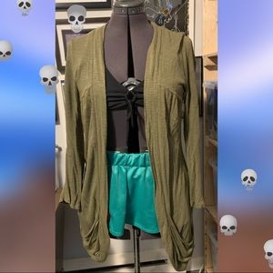 💀Green Cardigan